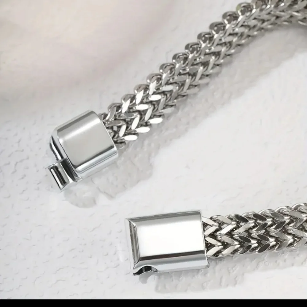 Stainless Steel Infinity Woven Bracelet